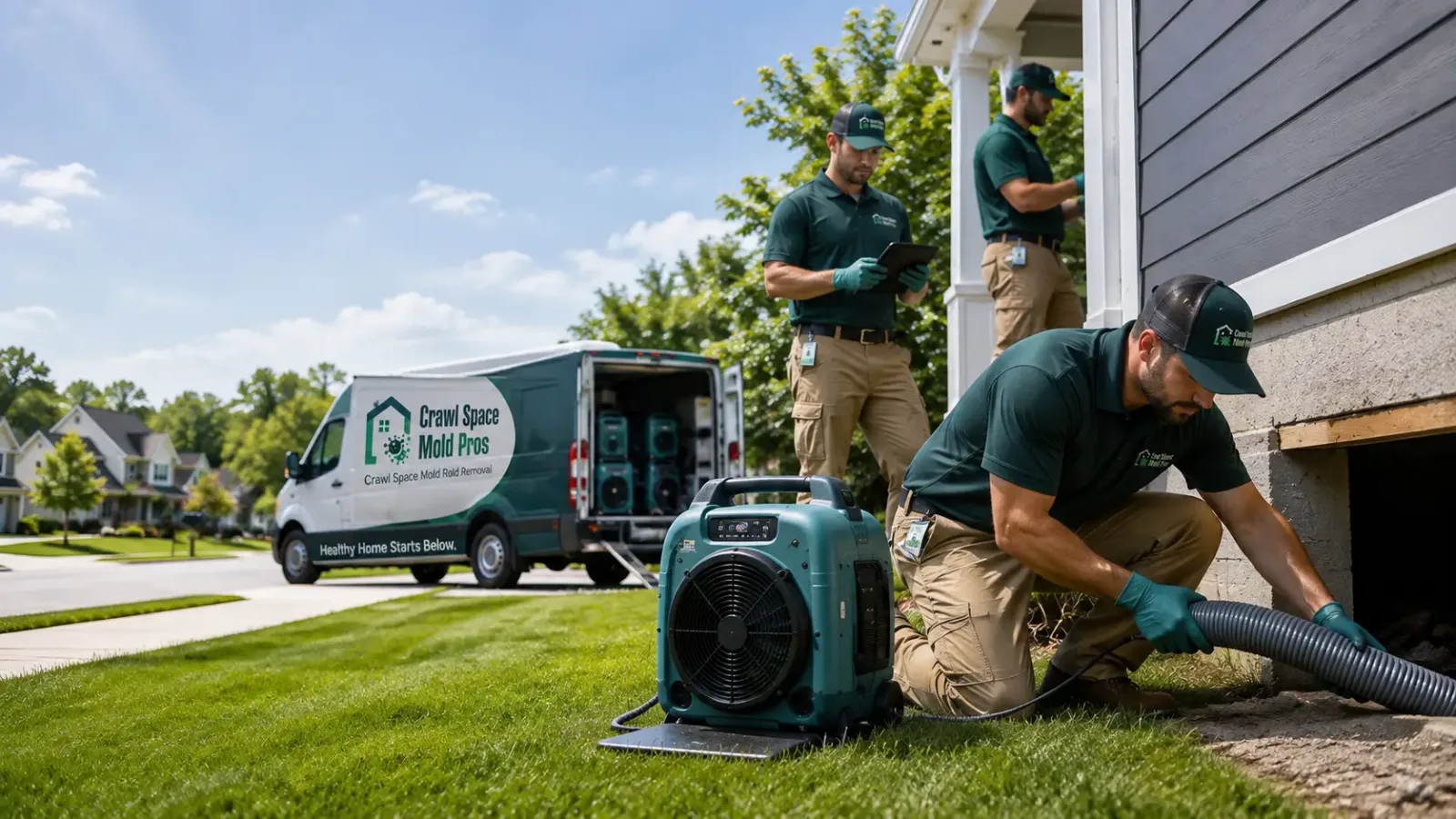 Crawl Space Mold Removal in Southold, NY
